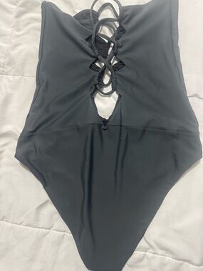 ACACIA swimwear charcoal gray One-Piece Swimsuit